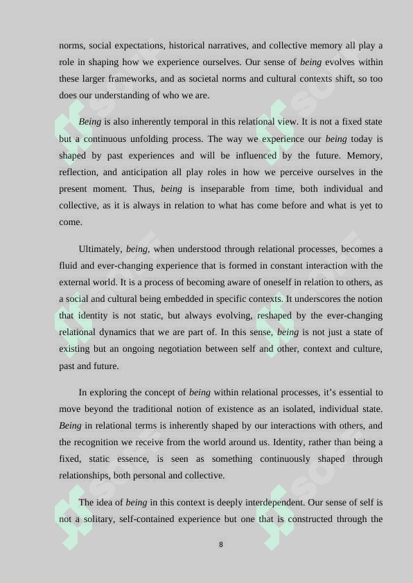 Relational processes of being and becoming 8