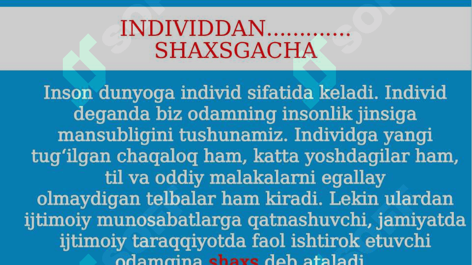 SHAXS PSIXOLOGIYASIDA “MEN” TUSHUNCHASI VA O’Z-O’ZINI BAHOLASHNING ASOSIY JIXATLARI 4