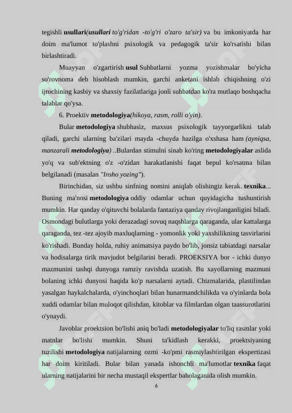 Ota-ona-bola munosabatlari diagnostikasi metodlari va metodikalari 6