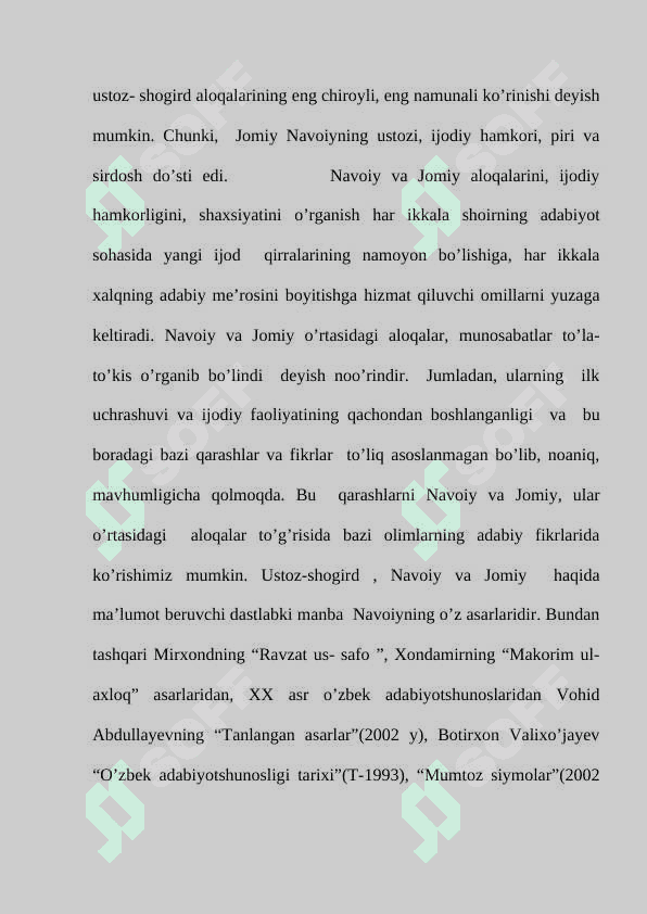 Abdurahmon Jomiy Navoiy nigohida 4