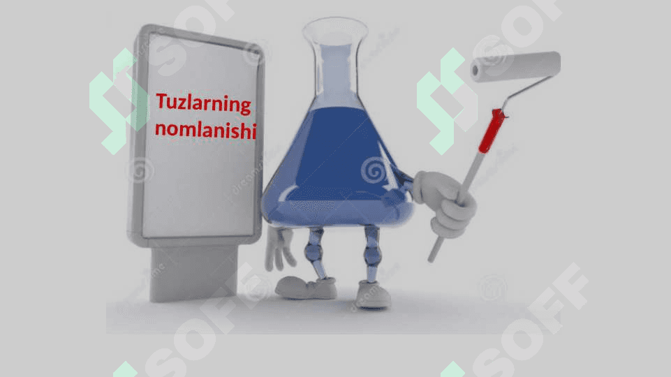 Tuzlar. Tuzlar tarkibi, tuzilishi va nomlanishi 5