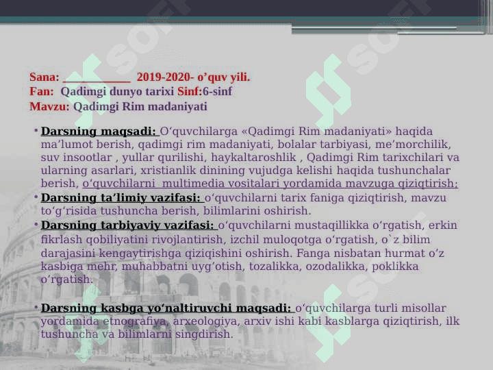 Qadimgi Rim madaniyati 2