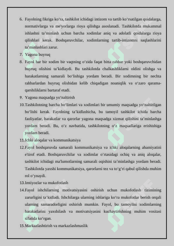 Menejment nazaryasining shakillanishi va rivojlanishi 7