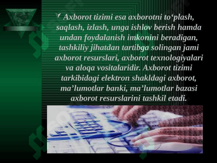 Zamonaviy axborat kamunikatsiya texnologiyalari va ularning texnologik imkonyatlari 4