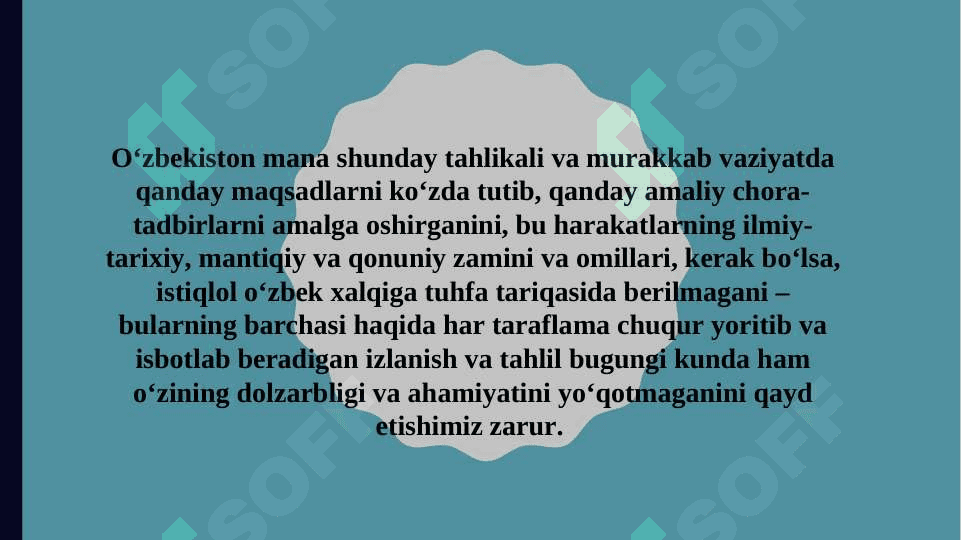 O'zbekistonning o'ziga xos istiqlol va taraqqiyot yo'li 8