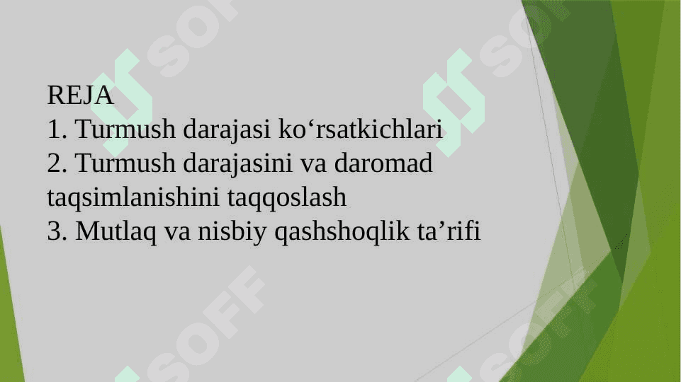 Daromadlarning taqsimlanishi, tengsizlik va qashshoqlik 2