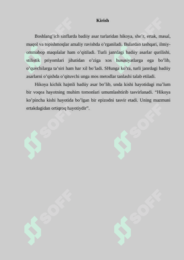 O’qish darslarida hikoya o’qish  uslubiyati 1-sinf 2