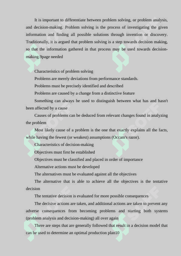 Decision making 4