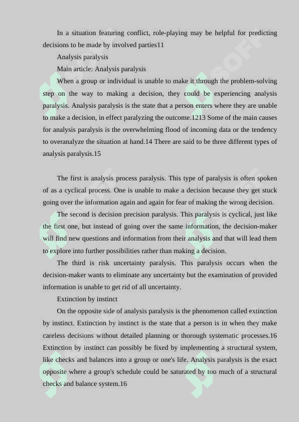 Decision making 5