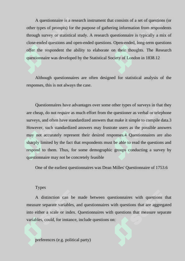 Designing questionnaires for teachers and students 2