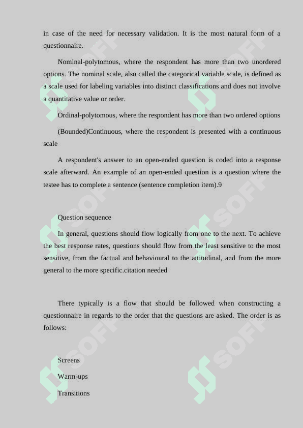 Designing questionnaires for teachers and students 4