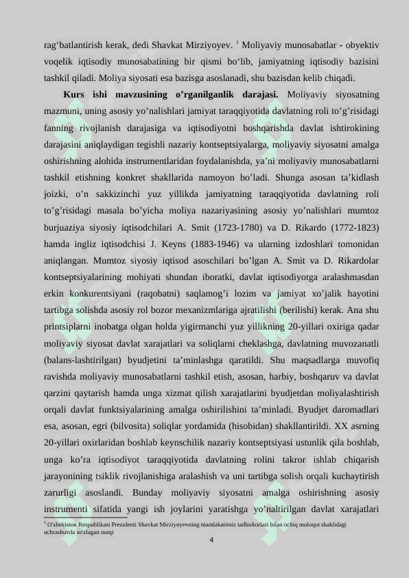 Moliyaning mohiyati va turlari 4