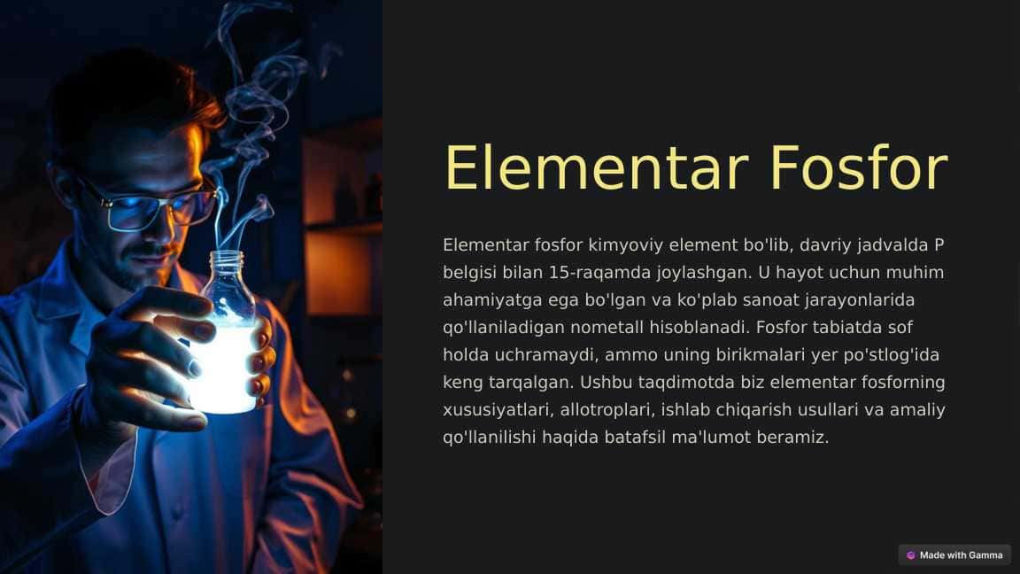 Elementar-Fosfor