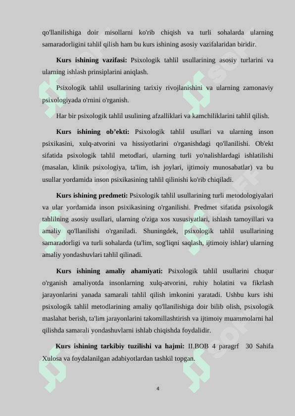 PSIXOLOGIK ANALIZ USULLARI 4
