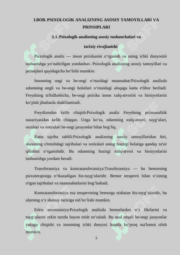 PSIXOLOGIK ANALIZ USULLARI 5