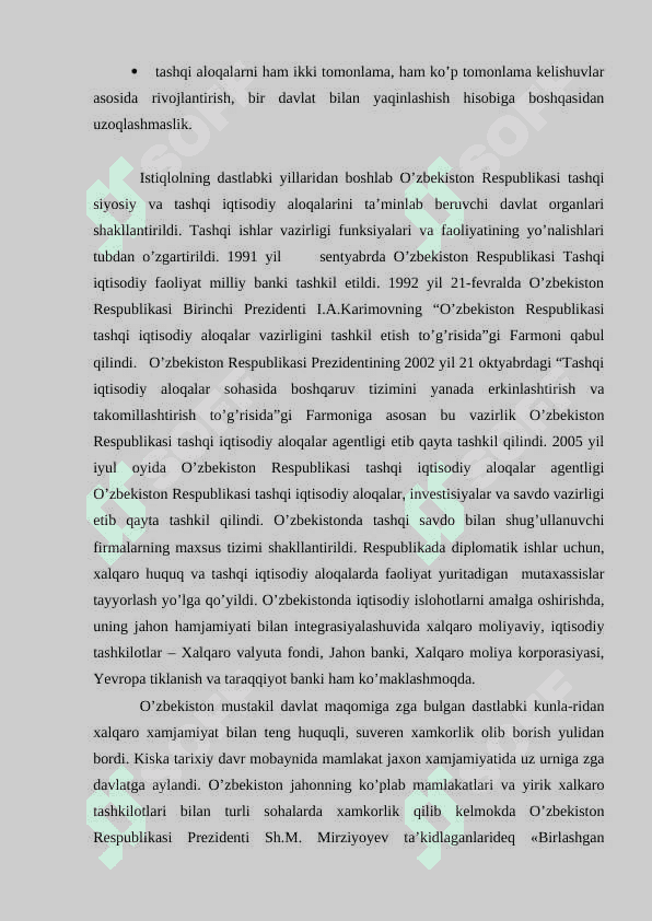 Mustaqil davlatlar hamdo'stligi va uning faoliyati 4