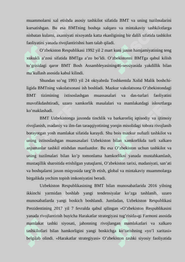 Mustaqil davlatlar hamdo'stligi va uning faoliyati 6