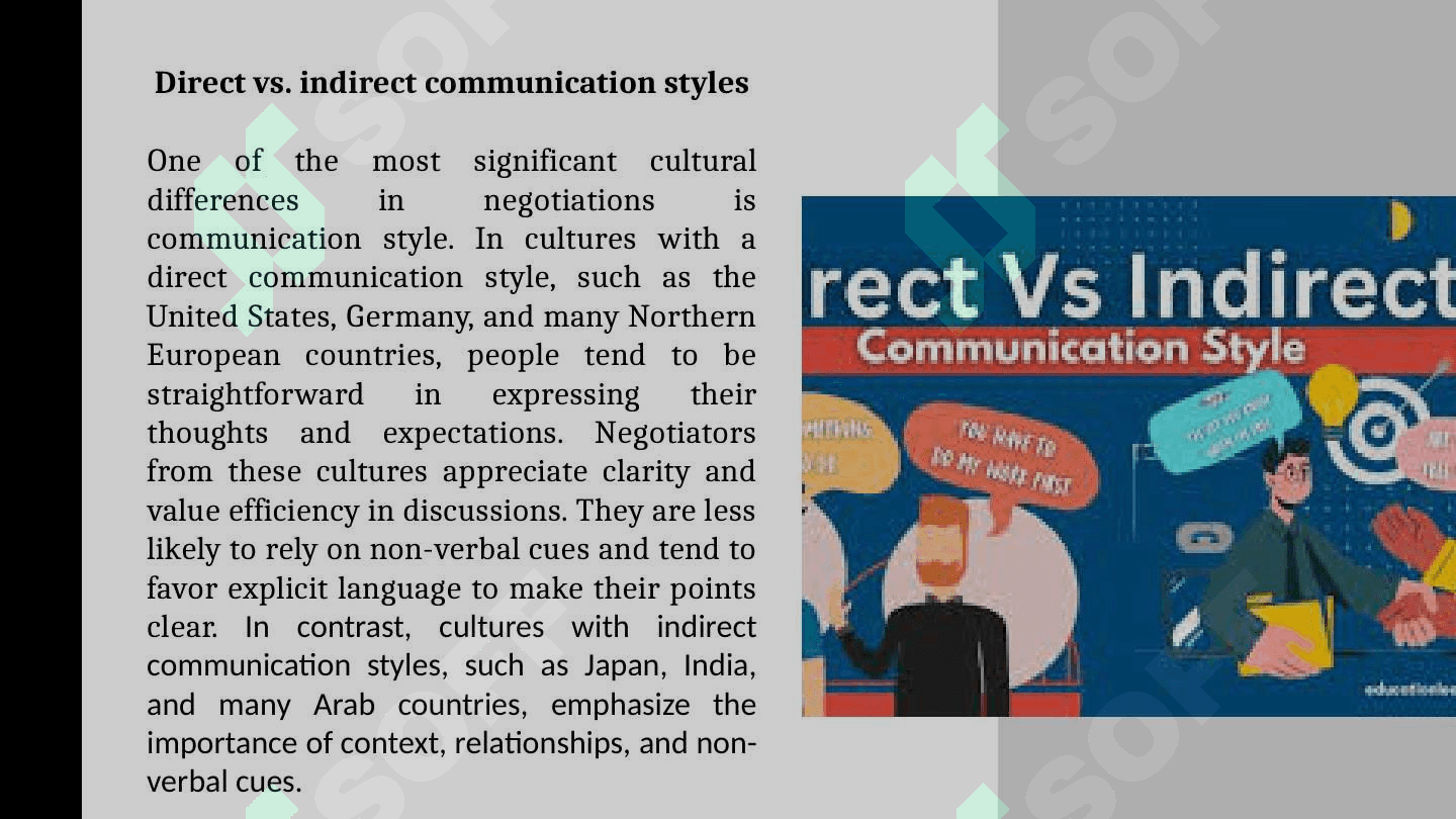 The influence of culture on negotiating 3