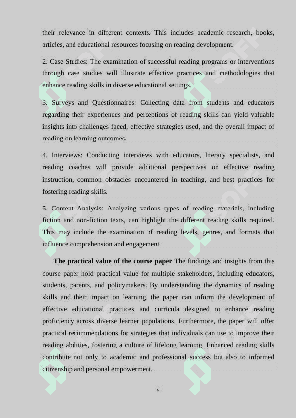 Reading Skills 5