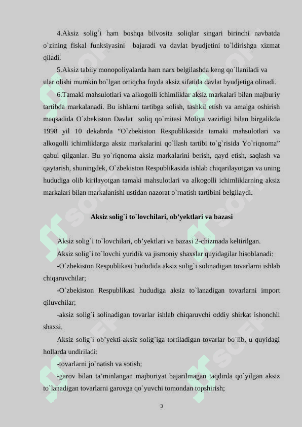 AKSIZ SOLIG`I 3