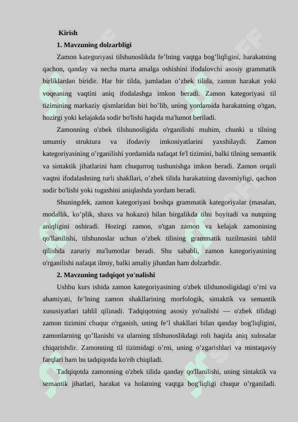 ZAMON FORMALARI VA ULARNING MORFOLOGIK KO'RSATKICHLARI 2