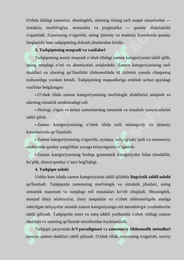 ZAMON FORMALARI VA ULARNING MORFOLOGIK KO'RSATKICHLARI 3