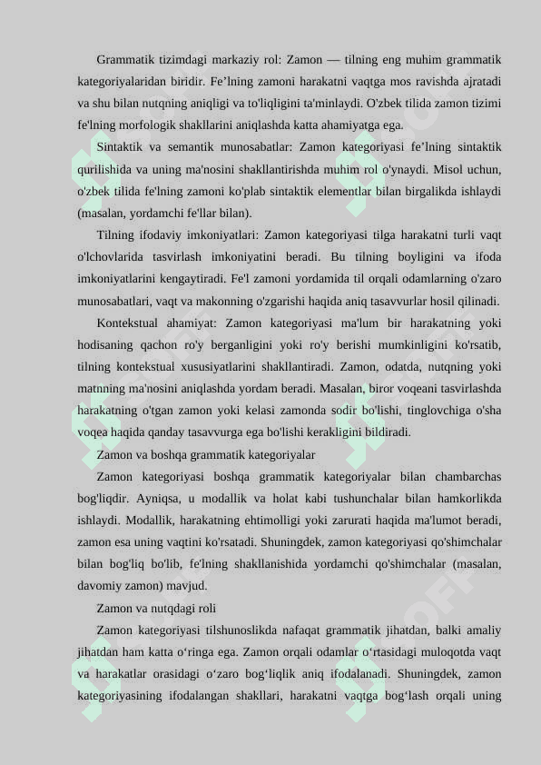 ZAMON FORMALARI VA ULARNING MORFOLOGIK KO'RSATKICHLARI 6
