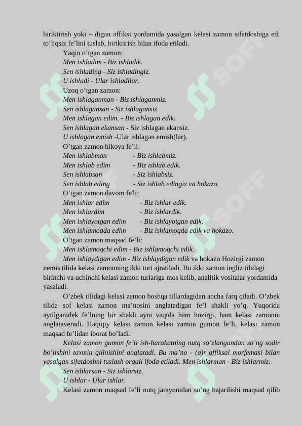 ZAMON FORMALARI VA ULARNING MORFOLOGIK KO'RSATKICHLARI 8