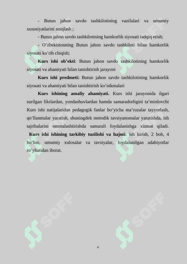 JAHON SAVDO TASHKILOTI VA JAHON BANKI 4