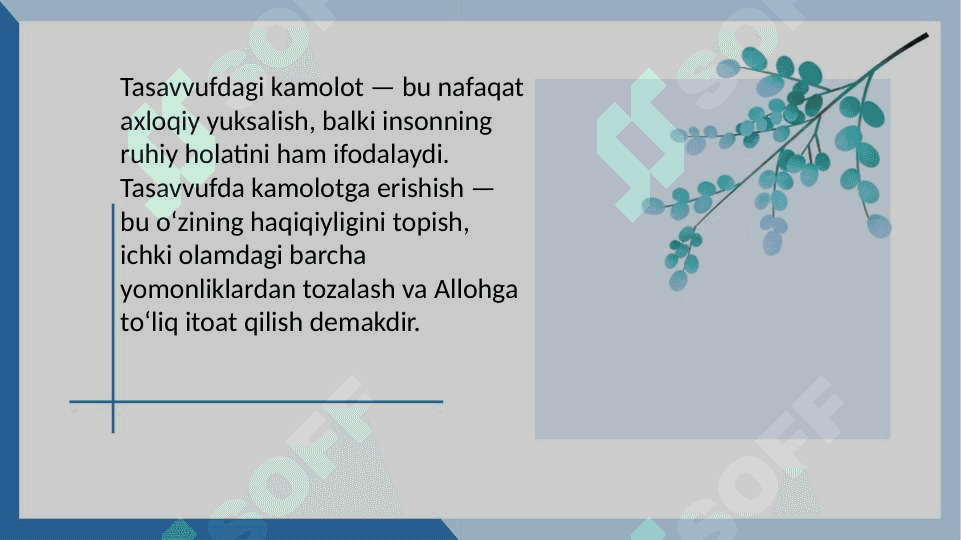 Sharq mutafakkirlarining islom dinining inson kamolotiga ta'siri haqidagi gʻoyalari. 4