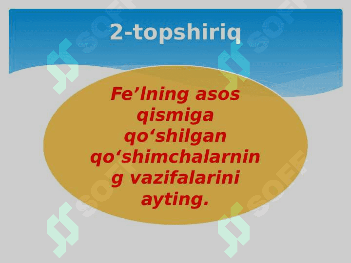Fe’llarning munosabat shakllari 3