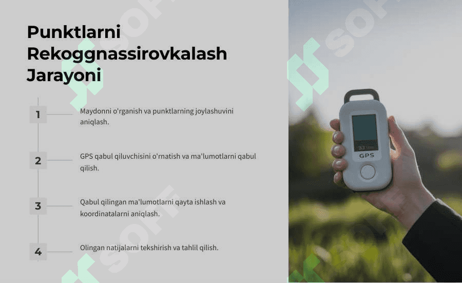 GPS Texnologiyalarini  Qo'llash Orqali Geodezik  Punktlarni  Rekoggnassirovkalash 4