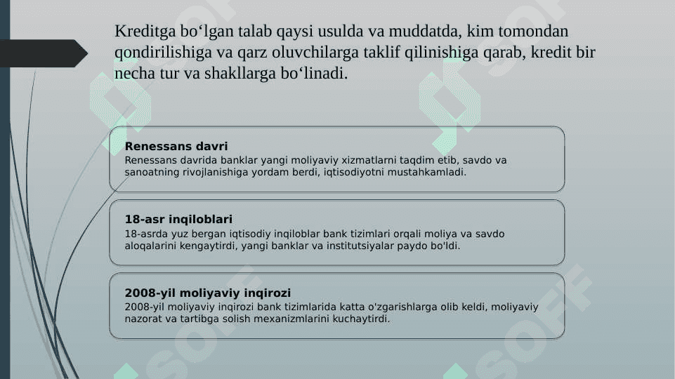 KREDIT BO’YICHA FOIZ STAVKALARI VA ULARGA TA’SIR QILUVCHI OMILLAR 5