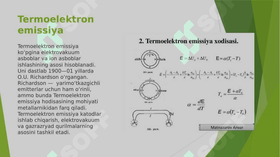 Termoelektron emissiya hodisasini o’rganish 4