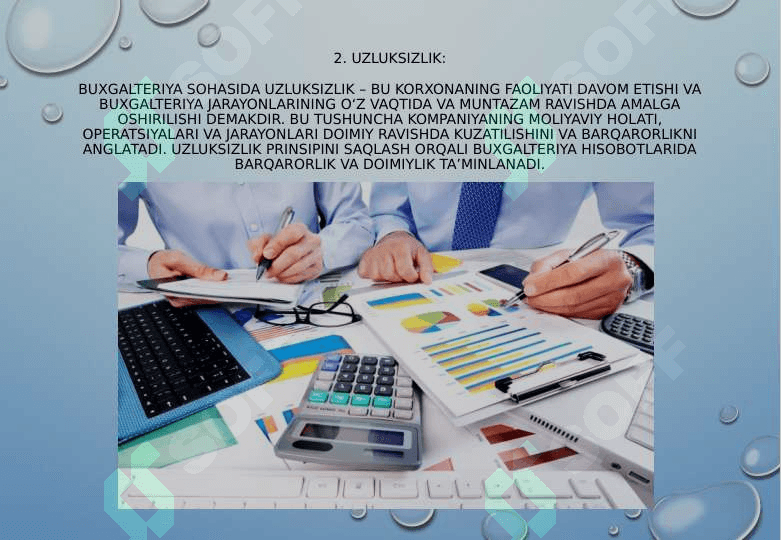 Ishonchlilik. Uzluksizlik. Tushunarlilik 4
