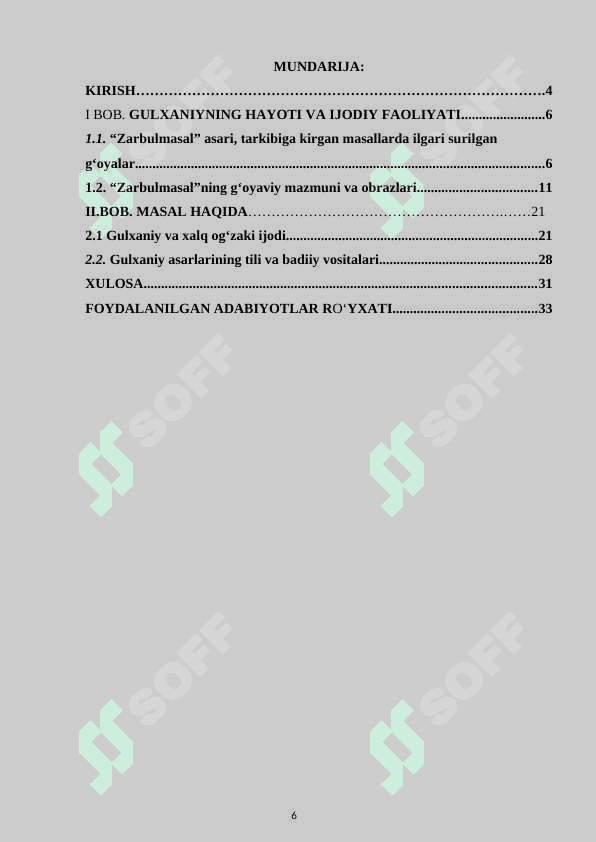 Gulxaniy masallarida xalq maqollarining badiiy ifodasi 6