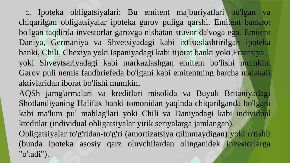 Ipoteka qimmatli qogʻozlar 8