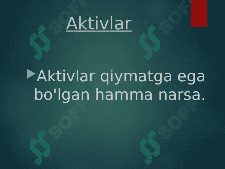 Pul bozorlari 3