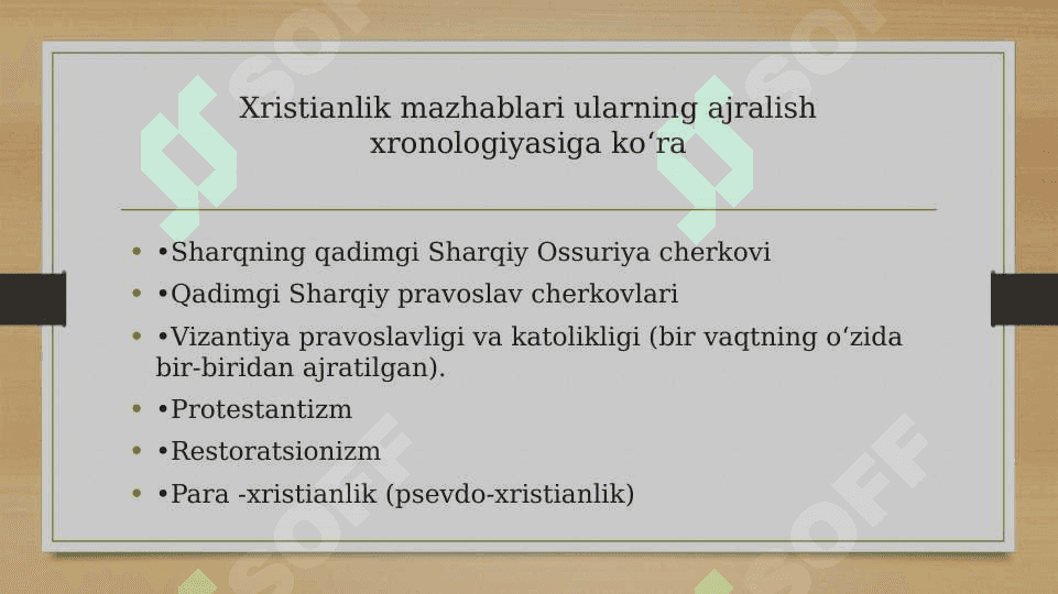 Konfessiya tushunchasining mohiyati va O‘zbekistonda faoliyati 7