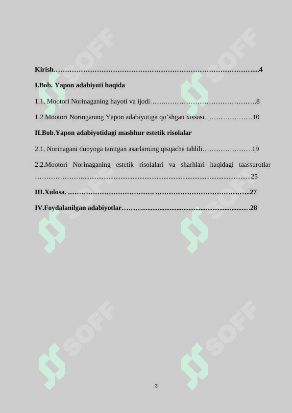 Mootori Norinaganing estetik risolalari 3