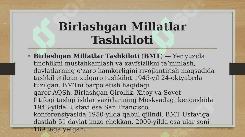 Tashkilotlar va ularni boshqarish 8