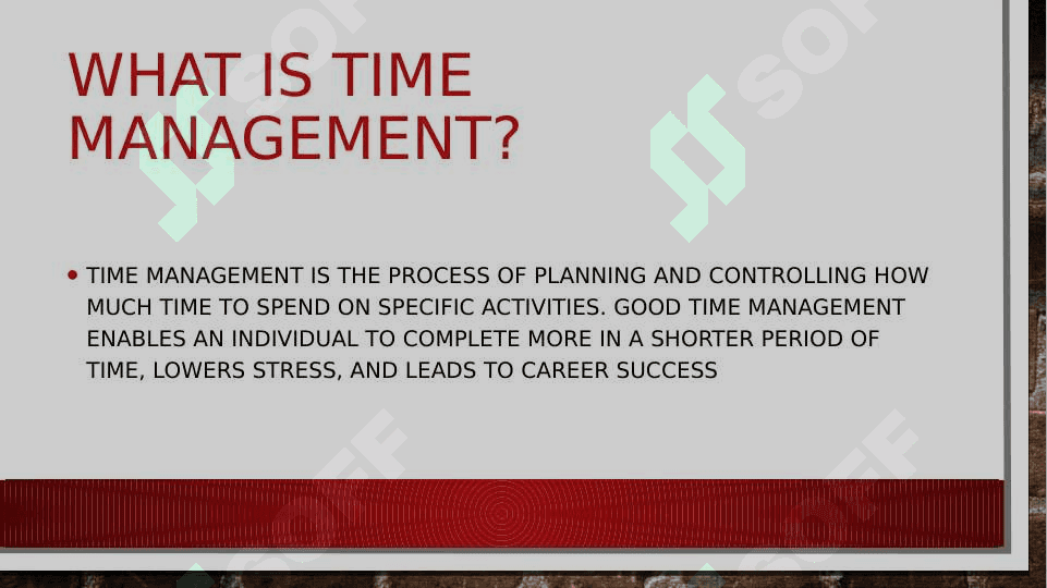 Time management 2