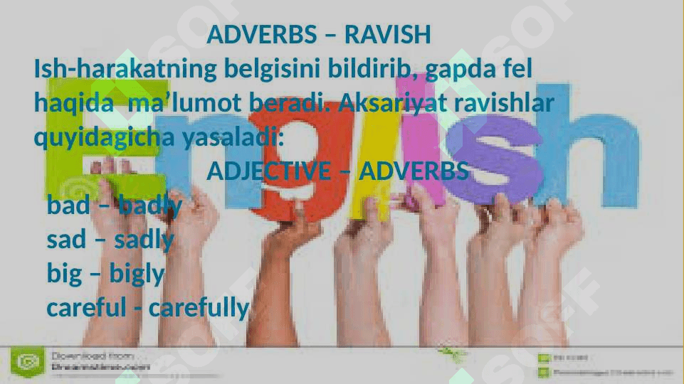ADVERBS  (RAVISH) 4