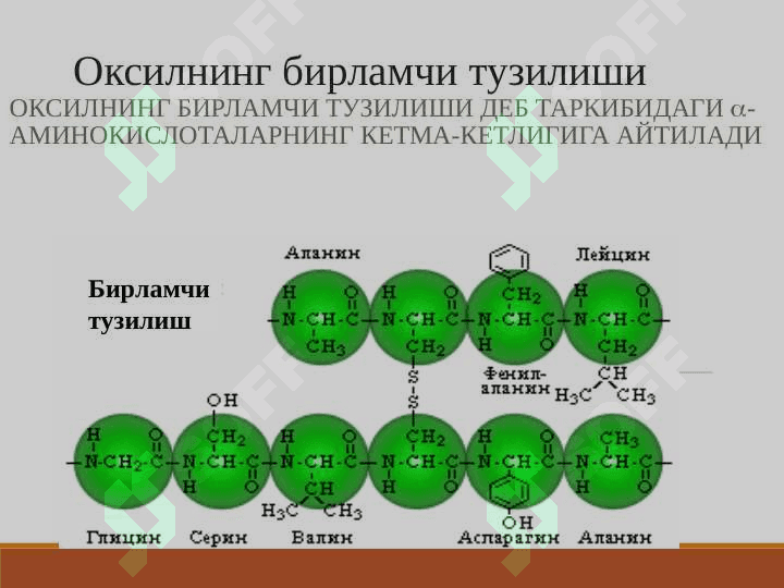 PEPTIDLAR VA OQSILLAR TUZILISHI VA KIMYOVIY XOSSALARI 3