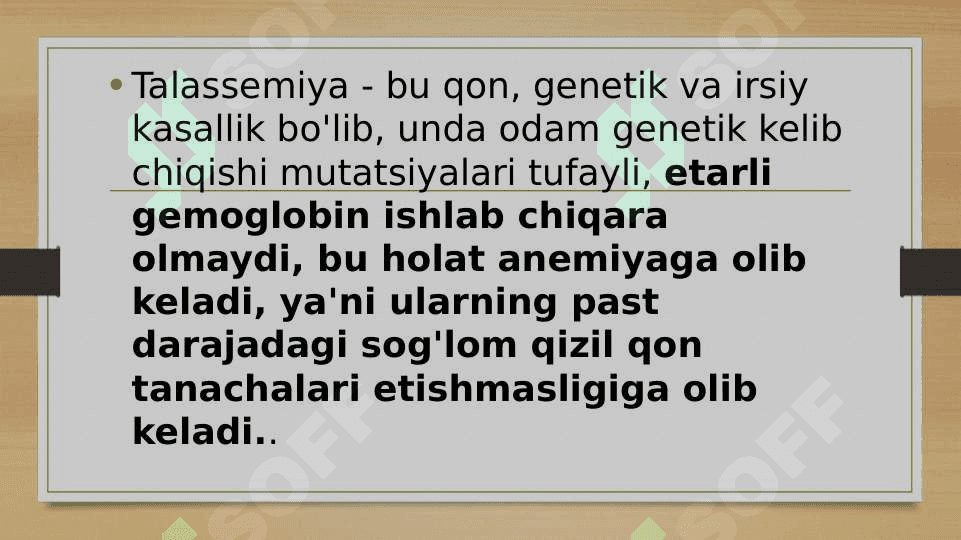 Talassemiya 2