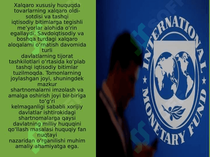 Tashqi iqtisodiy bitim 2