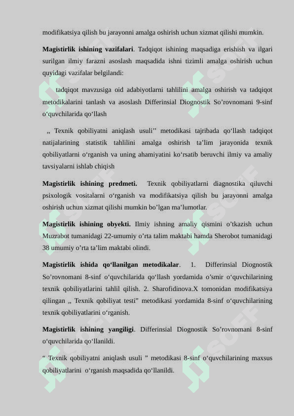 O’SMIRLARNI KASB-HUNARGA YO’NALTIRISHDA TEXNIK QOBILYATNI DIAGNOSTIKA QILISH 4
