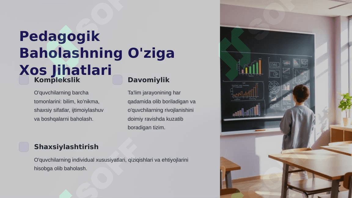 Pedagogik baholashni aniqlaydigan omillar va mezonlar 4