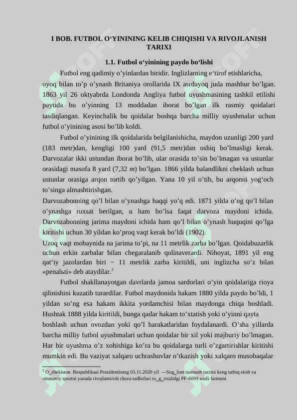 SURXONDARYO VILOYATI BOLALAR VA O’SMIRLAR FUTBOL AKADEMIYASINING RIVOJLANISHI VA TARAQQIYOTI 3
