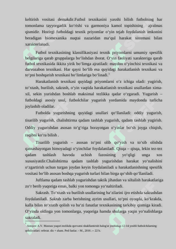 SURXONDARYO VILOYATI BOLALAR VA O’SMIRLAR FUTBOL AKADEMIYASINING RIVOJLANISHI VA TARAQQIYOTI 5